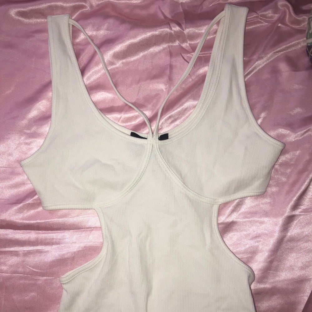 Robbed cutout bodysuit